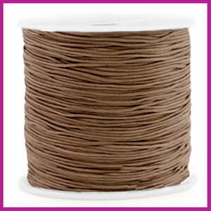 Macramé draad Ø0,8mm chestnut brown 