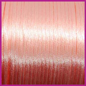 Satijnkoord Ø2 mm peach pink