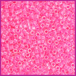 Miyuki Delica 11/0 luminous cotton candy pink 2036