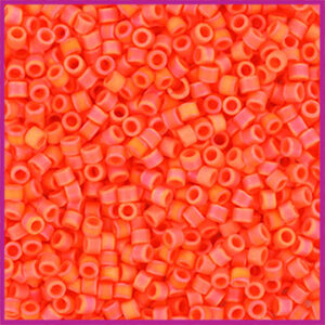 Miyuki Delica 11/0 opaque matte ab orange 872