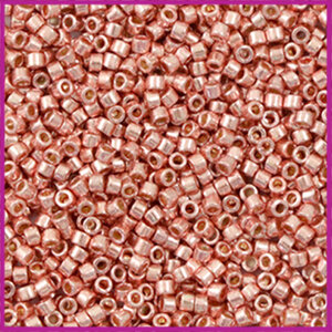 Miyuki Delica 11/0 duracoat galvanized rose gold 2503