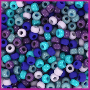 Miyuki rocailles 8/0 mix blue sparkle 94