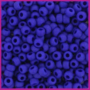 Miyuki rocailles 8/0 opaque matte cobalt 414F