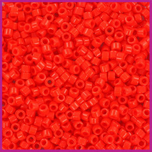 Miyuki Delica 11/0 Opaque vermillion red