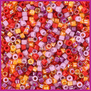 Miyuki Delica 11/0 Mix sunset bloom 138