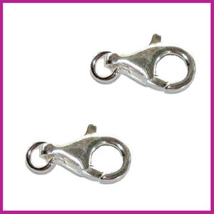 Sterling zilver 925 karabijnslot 11x8mm