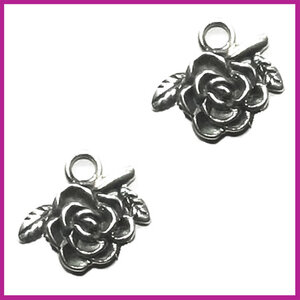 Sterling zilver 925 bedel roos 15mm 