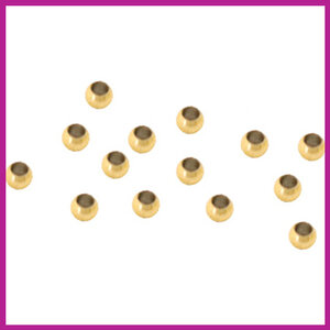 RVS stainless steel knijpkraaltjes 2,5mm goud