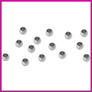 RVS stainless steel knijpkraaltjes 2,5mm zilver