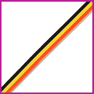 Lint met tekst vlag België met goud randje