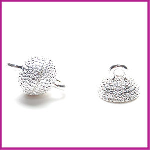 Metaal magneetslot bol 9mm Zilver