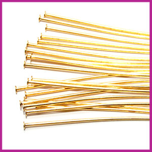 Nietstiften 50mm Goudkleurig OP=OP