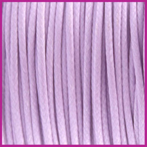 Waxkoord (polyester) ø1mm Lila paars per meter