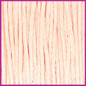Waxkoord (katoen) ø1mm Soft peach per meter