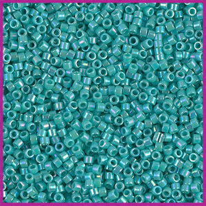 Miyuki Delica 11/0 Opaque Turquoise Green AB