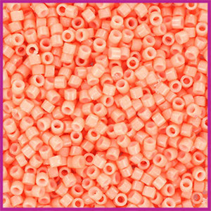 Miyuki Delica 11/0 Duracoat Opaque Dyed Dark Salmon