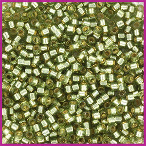 Miyuki Delica 11/0 Duracoat Silverlined Dyed Willow