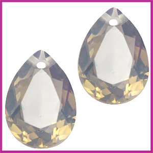 Facet druppel hanger10x14mm Colorado topaz opal