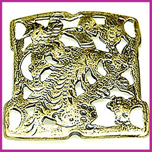 Metaal tussenplaat brons