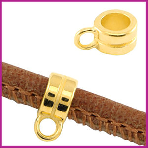 DQ metaal ring met oog ø3,8 mm Goud