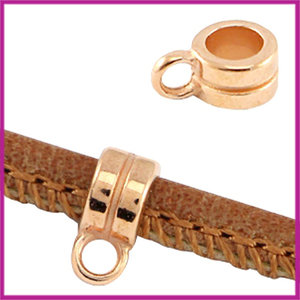 DQ metaal ring met oog ø3,8mm Rosegold