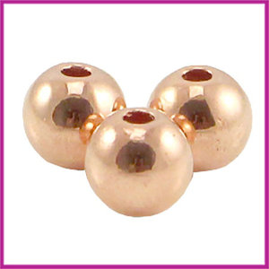 DQ metaal kraal ø6mm Rosegold
