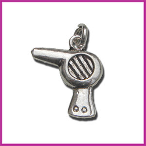 Metaal bedel Föhn AZ 17x15 mm