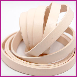 Basic quality plat leer 10mm silk peach ca. 20cm