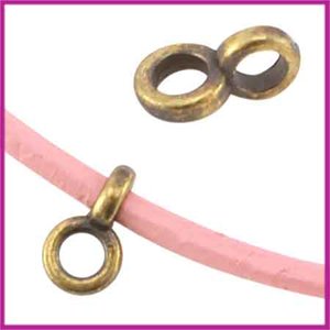 DQ metaal hanger / kraal met oog Ø2,2mm Antiek brons