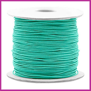 Gekleurd elastisch draad Ø0,8mm per meter Turquoise green