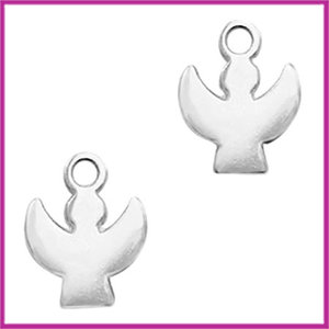 DQ metaal bedel engeltje Antiek zilver