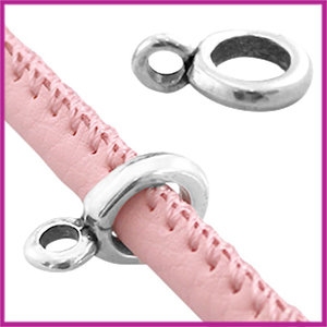 DQ metaal hanger / kraal met oog Ø4,5mm Antiek zilver