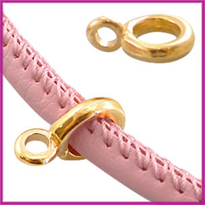 DQ metaal hanger / kraal met oog Ø4,5mm Goud