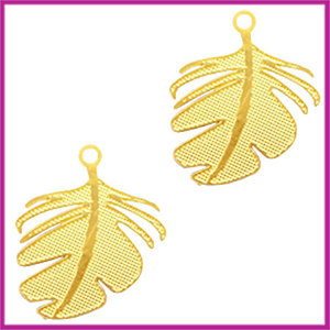 Bohemian metaal bedel blad goud