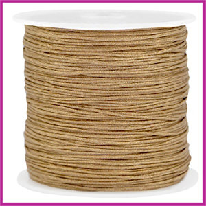 Macramé draad Ø0,8mm Bronze brown