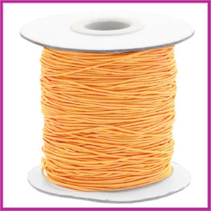 Gekleurd elastisch draad Ø0,8mm per meter Sunflower orange